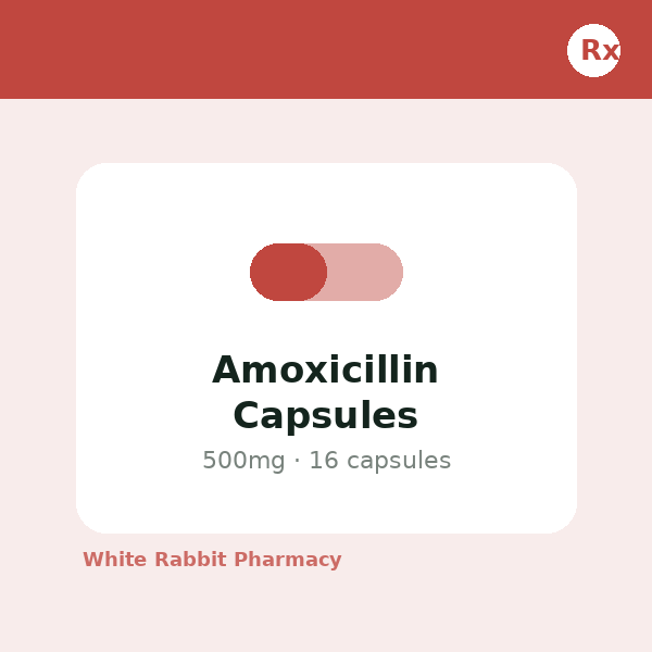 Amoxicillin Capsules 500mg