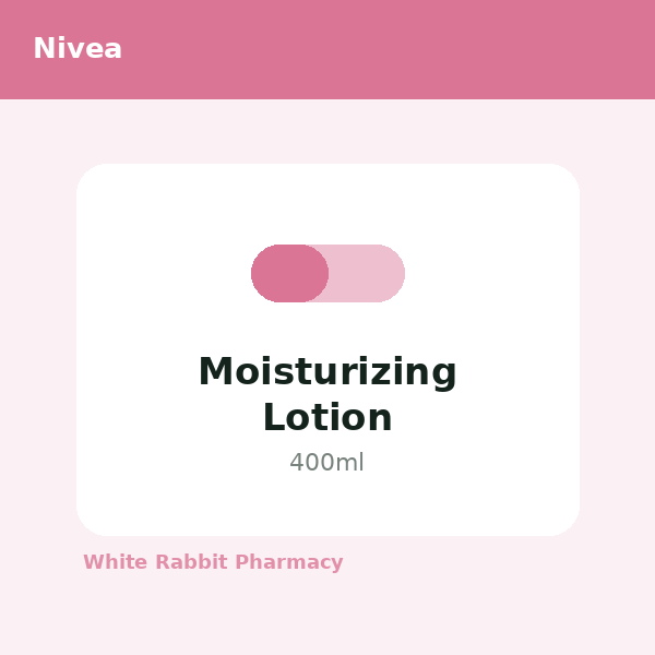 Moisturizing Lotion (Nivea)