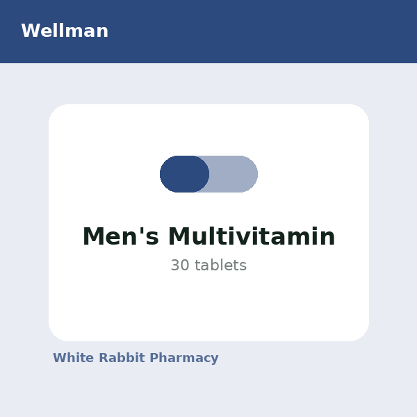 Men's Multivitamin (Wellman)