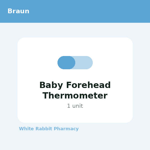 Baby Forehead Thermometer (Braun)