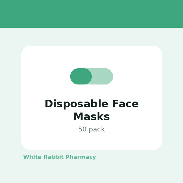 Disposable Face Masks
