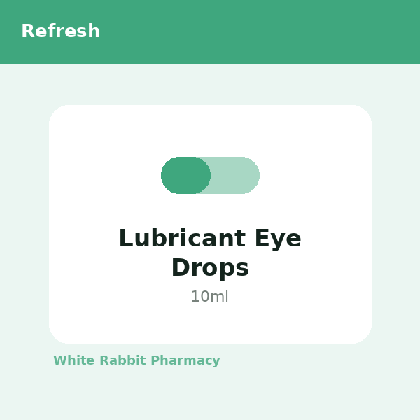 Lubricant Eye Drops (Refresh)